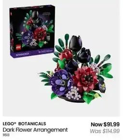 Myer LEGO BOTANICALS Dark Flower Arrangement offer