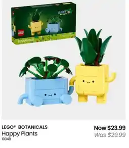 Myer LEGO BOTANICALS Happy Plants offer