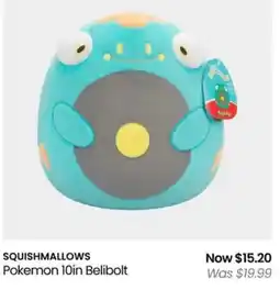 Myer SQUISHMALLOWS Pokemon 10in Belibolt offer