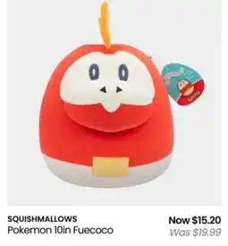 Myer SQUISHMALLOWS Pokemon 10in Fuecoco offer