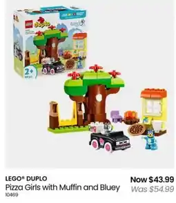 Myer LEGO DUPLO Pizza Girls with Muffin and Bluey offer