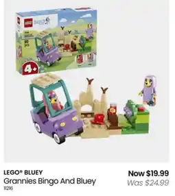 Myer LEGO BLUEY Grannies Bingo And Bluey offer