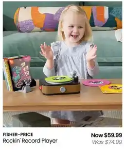 Myer FISHER-PRICE Rockin' Record Player offer