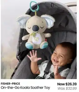 Myer FISHER-PRICE On-the-Go Koala Soother Toy offer