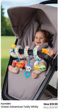 Myer PLAYGRO Ocean Adventure Twirly Whirly offer