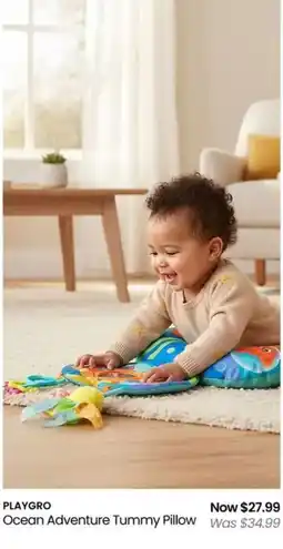 Myer PLAYGRO Ocean Adventure Tummy Pillow offer