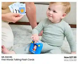 Myer MS. RACHEL First Words Talking Flash Cards offer