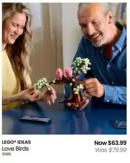Myer LEGO IDEAS Love Birds offer