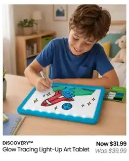 Myer DISCOVERY Glow Tracing Light-Up Art Tablet offer