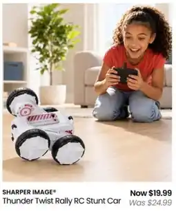 Myer SHARPER IMAGE Thunder Twist Rally RC Stunt Car offer