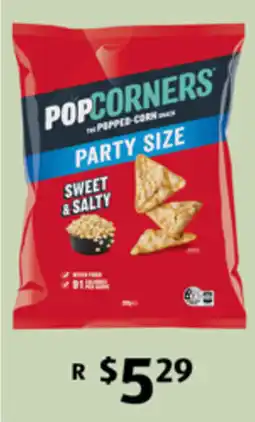 ALDI Popcorners The Pepper-Corn Snack offer