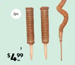 ALDI Coconut Coir Plant Stakes offer