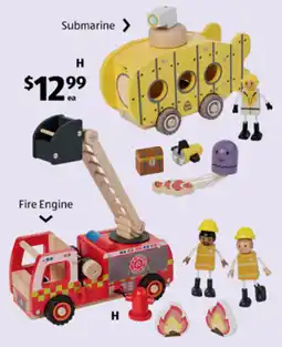 ALDI Wooden Vehicle Sets offer