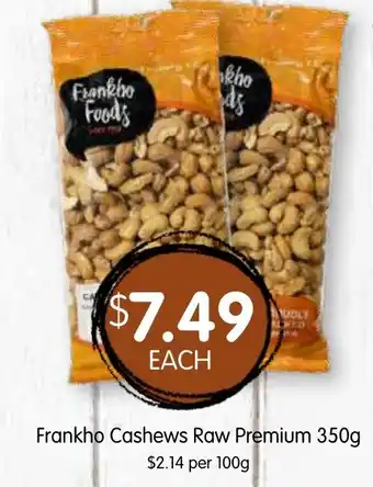 Frankho Cashews Raw Premium