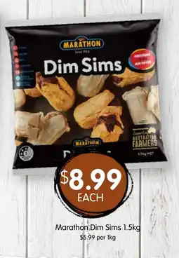Spudshed Marathon Dim Sims offer