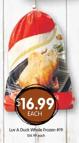 Spudshed Luv A Duck Whole Frozen #19 offer