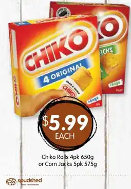 Spudshed Chiko Rolls offer