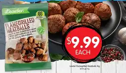 Spudshed Leader Flamegrilled Meatballs offer