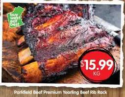 Spudshed Parkfield Beef Premium Yearling Beef Rib Rack offer