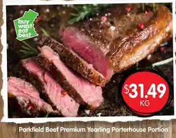 Spudshed Parkfield Beef Premium Yearling Porterhouse Portion offer