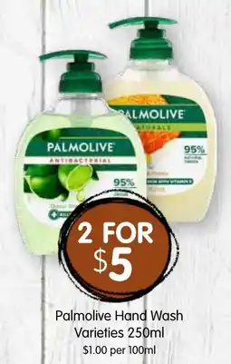 Spudshed Palmolive Hand Wash Varieties offer