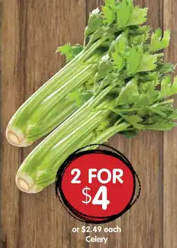 Spudshed Celery offer