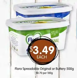 Spudshed Flora Spreadable Original or Buttery offer