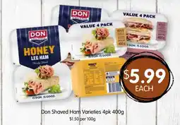 Spudshed Don Shaved Ham Varieties offer
