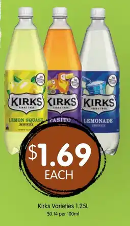 Spudshed Kirks Varieties offer