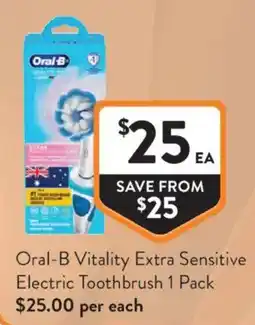 Foodworks Oral-B Vitality Extra Sensitive Electric Toothbrush offer