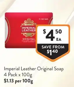 Foodworks Imperial Leather Original Soap offer