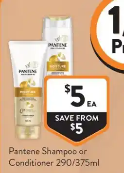 Foodworks Pantene Shampoo or Conditioner offer
