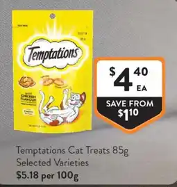 Foodworks Temptations Cat Treats offer