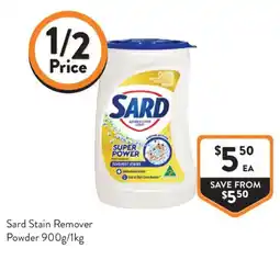 Foodworks Sard Stain Remover Powder offer
