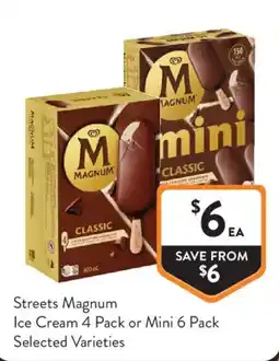Foodworks Streets Magnum Ice Cream offer