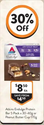 Foodworks Atkins Endulge Protein Bar offer