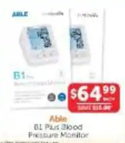 WHOLELIFE Able B1 Plus Blood Pressure Monitor offer