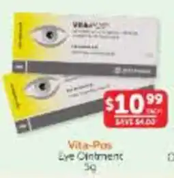 WHOLELIFE Vita-Pos Eye Ointment offer
