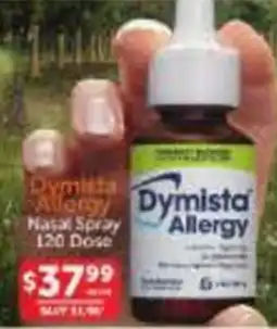 WHOLELIFE Dymista Allergy Nasal Spray offer