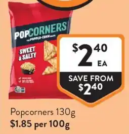 Foodworks Popcorners offer