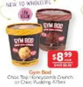 Gym Bod Choc Top Honeycomb Crunch