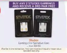 WHOLELIFE Studex Earrings For Sensitive Ears offer