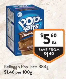 Foodworks Kellogg's Pop Tarts offer