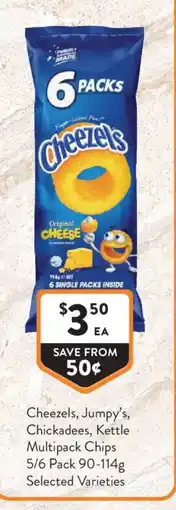Foodworks Cheezels offer