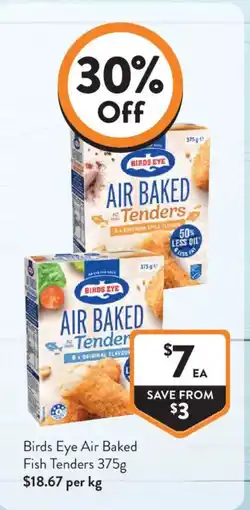 Foodworks Birds Eye Air Baked Fish Tenders offer