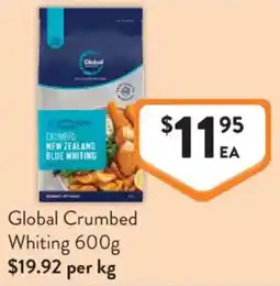Foodworks Global Crumbed Whiting offer