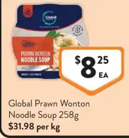 Foodworks Global Prawn Wonton Noodle Soup offer