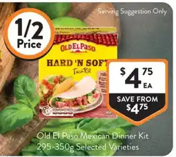 Foodworks Old El Paso Mexican Dinner Kit offer