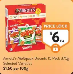 Foodworks Arnott's Multipack Biscuits Variety offer