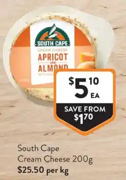 Foodworks South Cape Cream Cheese offer